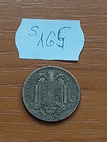 SPANYOLORSZÁG 1 PESETA 1944  Alumínium-Bronz, Francisco Franco  S165