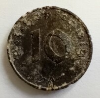 Németország - Harmadik Birodalom 10 Reichspfennig 1942
