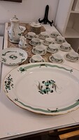 Messen Antik 1925 Teeservice 12 Personen im Dekor Reicher Drache grün