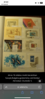 Főleg kelet Európai bélyegeket tartalmazó bélyeg album