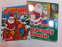 Clement C. Moore: Karácsony előestéje szép állapotú lapozó + Télapóváró kifestő (új)