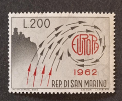 1962. SAN MARINO - EURÓPA bélyeg - postatiszta  (V-502.)