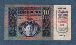 10 Korona 1915 Bélyegzés nélkül