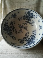 Nagy méretű, vastag falú porcelán tál
