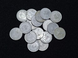 20 Fillér lot (17 db) 1916-17-18
