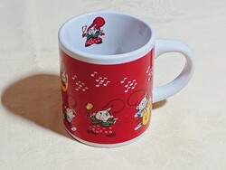 Porcelán gyermek bögre Manók Julius Svéd 1dl karácsonyi