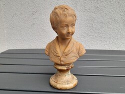 Muzeális Jean-Antoine Houdon büszt (1741-1828)