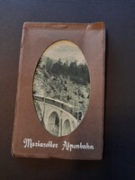 Mariazeller Alpenbahn, vonatos képeslapok, antik képeslap, 10 db egyben