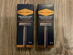 King C Gillette retró díszdobozos borotva és penge Bontatlan