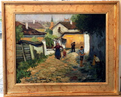 Ifj Ember János 1881-k : Tabán.  Eredetiség igazolással Számlával
