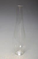 Petróleum lámpa üveg, cilinder, lámpabúra, átmérő 40 mm.