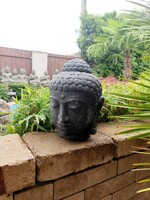 Csodálatos, antik hatású Buddha fej.