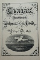 Tompa Mihály Olajág Elmélkedések, fohászok és imák Antik tűzaranyozott kapoccsal.