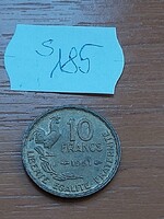 FRANCIAORSZÁG 10 FRANK 1951  Alumínium-Bronz, KAKAS  S185