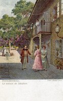 Képeslap: Schubert és Nők.