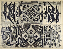 Hincz Gyula (1904 - 1986) ABSZTRAKT KOMPOZÍCIÓ