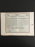 Pesti Hazai Első Takarékpénztár Egyesület 1 1/6 Részvény 1925.