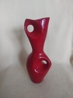 ZSOLNAY: ART DECO VÁZA RITKA FORMA, PAJZSPECSÉTES JELZÉSSEL  25 CM
