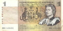 1 dollár 1972 Commonwealth of Ausztrália J.G.Phillips és F.H.Wheeler Erzsébet királynő