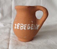 Zebegény kerámia kisköcsög 5,5 cm