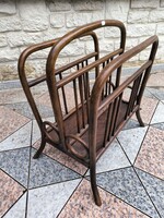 Gyönyörű Thonet jelzett Újság folyóirat tartó legszebb Bécsi, Wien Szecessziós Art Deco környezetben