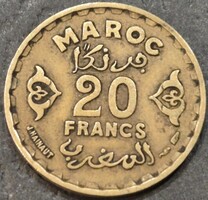 Marokkó 20 frank, 1371 (1952)