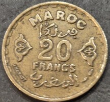 Marokkó 20 frank, 1371 (1952)