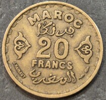 Marokkó 20 frank, 1371 (1952)