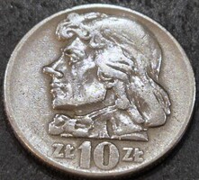 Lengyelország 10 Zloty 1960.,Tadeusz Kosciuszko