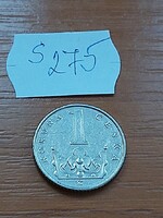 CSEHORSZÁG 1 KORONA 1996 "b" Jablonec ad Nisou, Acél réz bevonattal   S275