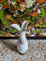 Krautheim Bavaria porcelán váza, lepke mintás dekorral. Hibátlan