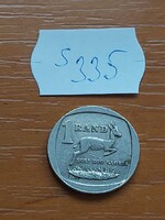 DÉL-AFRIKA 1 RAND 1998 Nikkellel bevont sárgaréz, Antilop  S335
