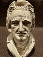 Igazi ritkaság! Liszt Ferencet ábrázoló antik tajtékpipa eladó.