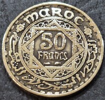 Marokkó 50 frank, 1371 (1952)