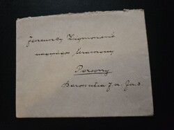 1916-os 2x5 Fillér Csente bélyeg levélen
