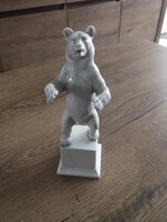 Ritka Német birodalmi porcelán medve , Allach SS-jelzéssel