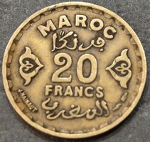 Marokkó 20 frank, 1371 (1952)