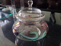 Tiffany stílusú cukortartó