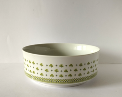 RETRO ALFÖLDI PETREZSELYEM / LÓHERE PORCELÁN KÖRETES,SALÁTÁS TÁL,KÍNÁLÓ