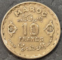Marokkó 10 frank, 1371 (1952)