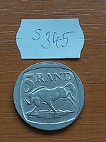 DÉL-AFRIKA 5 RAND 1995 Nikkellel bevont sárgaréz, Gnú  S345