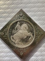 1935 lovas Rákóczi Ferenc csegely ezüst 2 pengő