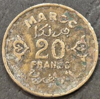 Marokkó 20 frank, 1371 (1952)