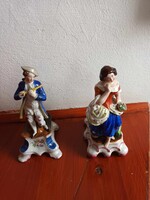 Antik barokk pár - gyertyatartó vagy váza - 1800 -as évekből