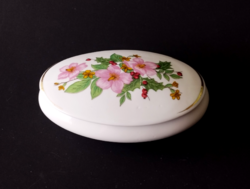 HOLLÓHÁZI PORCELÁN BONBONIER,DOBOZ,ÉKSZERTARTÓ