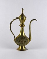 1U856 Keleti réz asztali dísz karaffa 22 cm