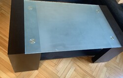 Uveg-fa dohanyzoasztal 117x64X43cm