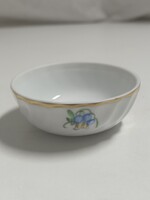 Herendi porcelán kis gyűrű tartó tál, tálka - 2 x 6,5 cm