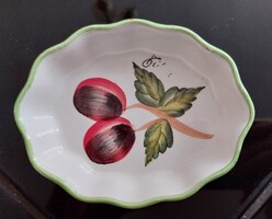 Régi vintage olasz porcelán (kerámia) emlék kis  tál, tálka, ékszer- gyűrűtartó