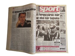 2012 december 19  /  Nemzeti SPORT  /  SZÜLETÉSNAPRA! RETRO, RÉGI EREDETI ÚJSÁG Ssz.:  10442